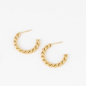 NWT j.Bloom Roan Gold Earrings